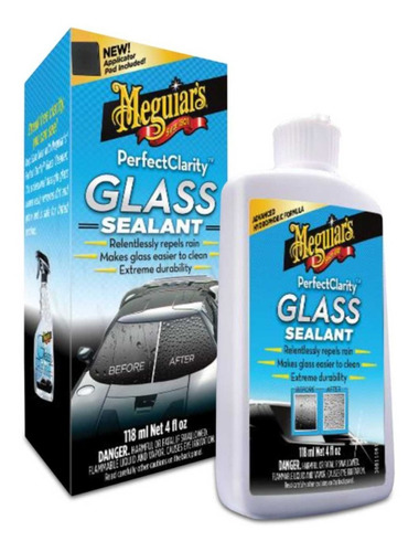 Sella Vidrios Meguiars, Perfect Clarity Glass Sealant