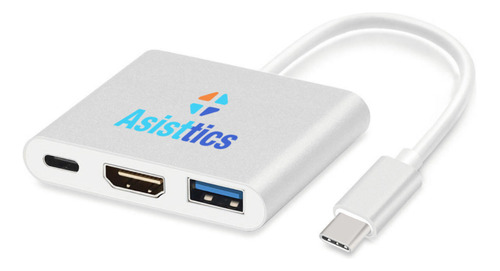 Adaptador Tipo C A Hdmi 4k Hub Cable Usb 3.1 Macbook Android