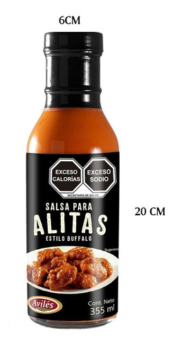 Salsa Avilés Para Alitas Tipo Buffalo 355g
