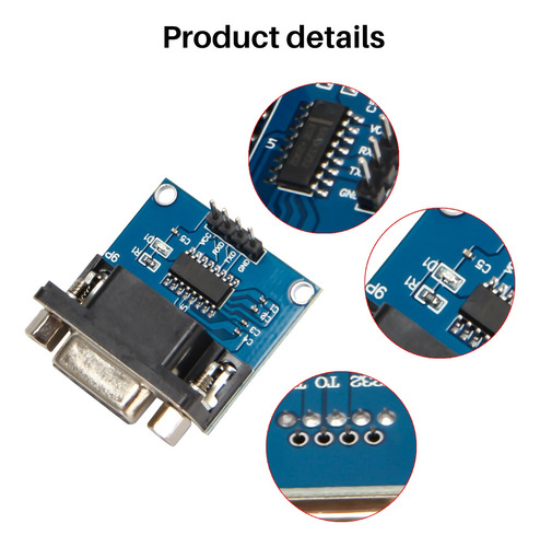 Módulo Convertidor De Puerto Serie Max3232 Rs232 A Ttl Conne