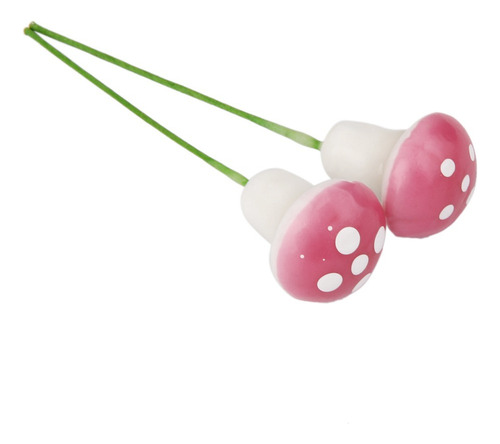 100 Piezas Mini Pvc Setas Casa Miniatura Jardín De Hadas