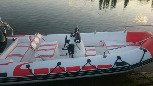 Imagen 9 de 15 de Semirrigido Kiel 5,60 Equipado Y Motor Mercury 40 Elpto
