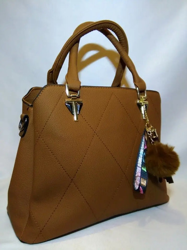 Bolsa De Mano Para Dama, Color Café | Envío gratis