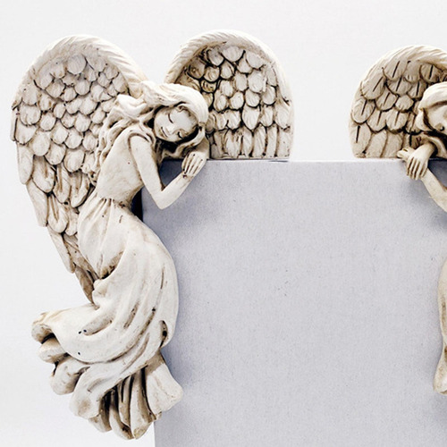 Marco De Puerta Estatua De Ala De Ángel Escultura Colgante