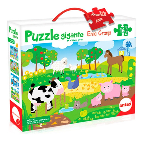 Puzzle 16 Piezas Grandes - Rompecabezas Niños 