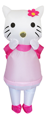 Disfraz Inflable De Hello Kitty Para Fiestas Navideñas, Cosplay
