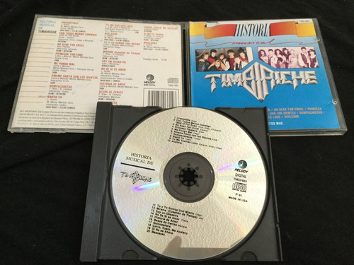 Timbiriche Historia Musical Importado Cd D6