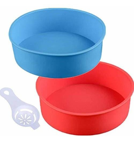 Silicona Redonda Cake Pan Baking Mold 6 Pulgadas - Np4tm