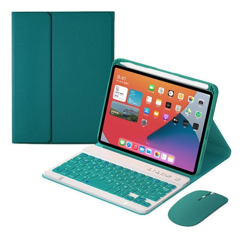 Funda De Teclado Bluetooth Con Ratón For iPad Mini 1/2/3