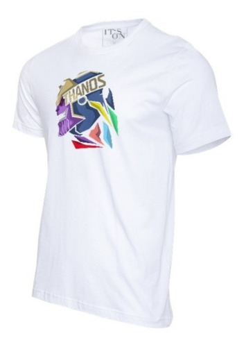 Playera Thanos Minimalista. Colores Gemas Infinito. Avengers