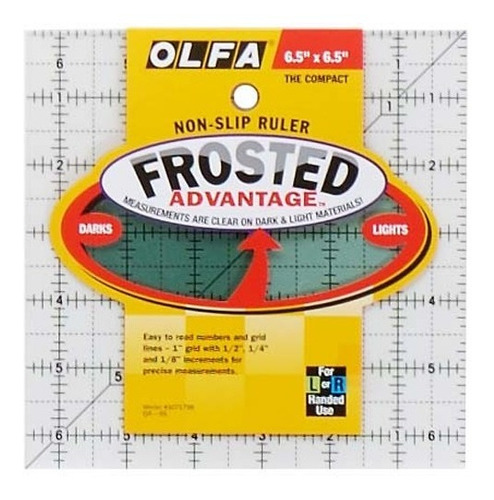 Regla Para Patchwork Quilting Ruler Olfa 16*16cms.