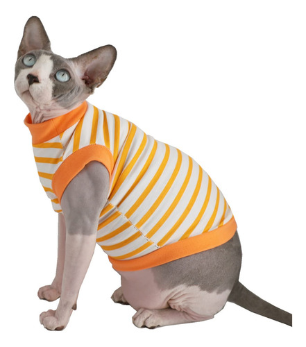 Sphynx - Camisetas De Algodon De Verano Para Gatos Sin Pelo,
