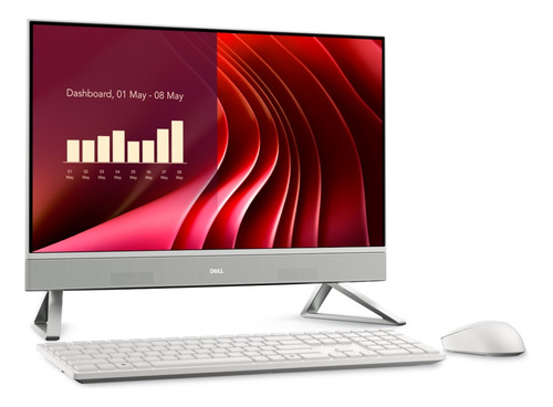 Pc Aio Dell 24 I3 100u 512gb Ssd 8gb Ddr5 Fhd Ips Win11 Blanco