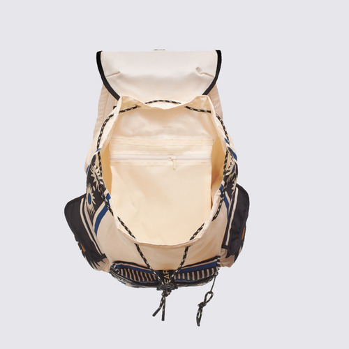Bolsa Farm Pipoca Jardim Tropical Cor Branco