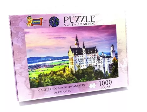 Quebra Cabeça Castelo de Neuschwanstein - 1000 Peças - Grow - Quebra Cabeça  - Magazine Luiza