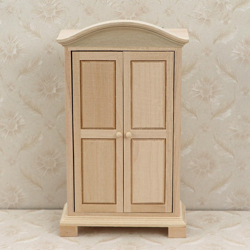 Casa De Muñecas De Madera Armario De Almacenamiento