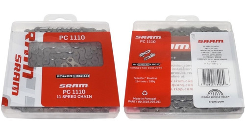 Imagem 2 de 5 de Corrente Sram Pc 1110 11v C/ Powerlink Shimano Xt Slx