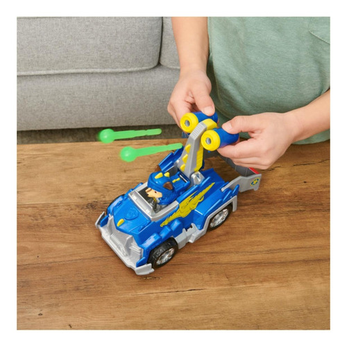 Paw Patrol, Rescue Knights Chase Transforming Toy Car Con