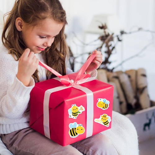 Pegatinas De Abejas Para Niños Rollo De Pegatinas De Abejas