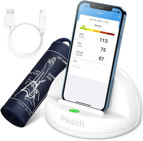 Ihealth Tensiómetro Digital Función Cardiaca Bluetooth