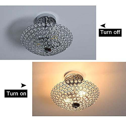 Dllt Iluminación De Araña De Cristal Moderna, Lámpara De Tec