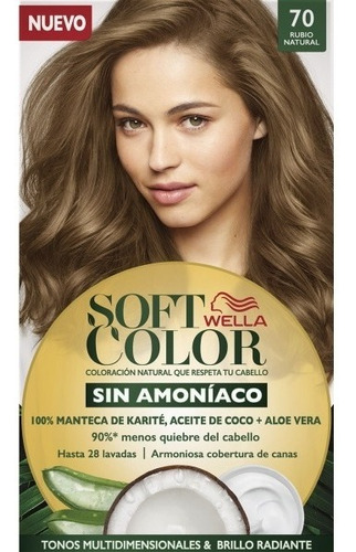 Tinta Soft Color 70 Color Rubio Natural