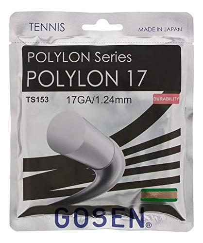 Gosen Polylon, 17 Cordaje De Tenis De Poliéster Duradero 660