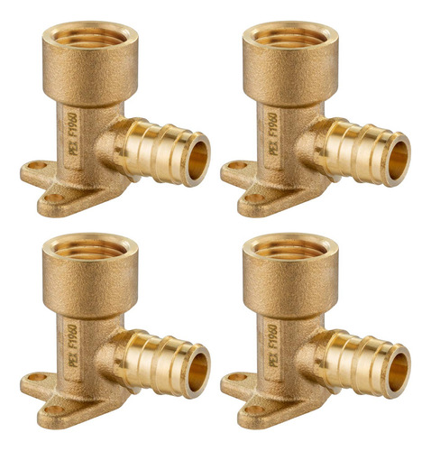 Paquete De 4 Unidades Efield Pex A - Codo Hembra Npt De 1/2