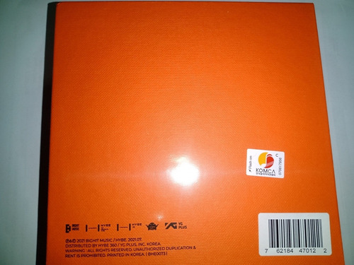 Imagen 7 de 10 de Cd Bts - Butter Cream Version - Importado + Póster Regalo