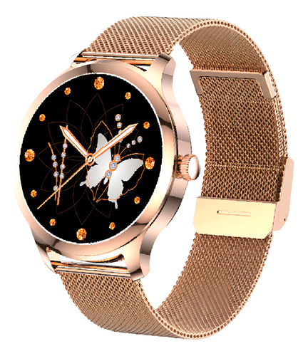 Smartwatch Level Lvw-30m Gold Metal Compativel Android E Ios