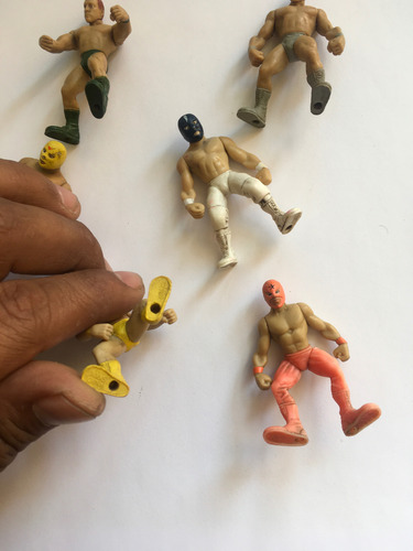 Wwe 6 Micro Figuras Jakks Luchadores Año 2010 (Usado)