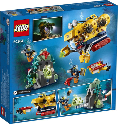 Lego City Oceans 60264 Submarino De Exploración 286 Pzs