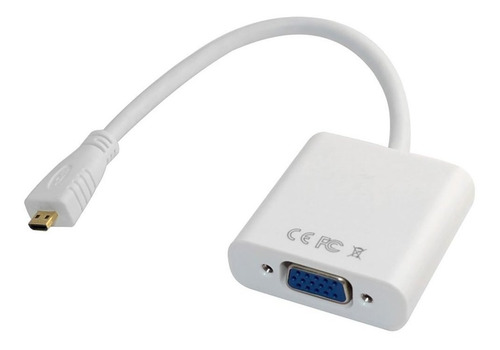 Htv18 1080p Micro Hdmi To Vga Adaptador De Conversor De Víd