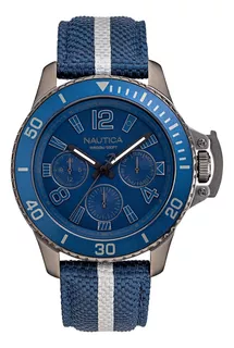 Reloj Nautica Hombre Napbsf919 Pulso Nailon