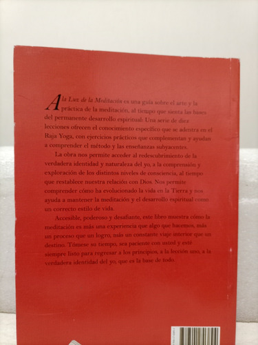 Libro. A La Luz De La Meditación. Los Estados Sup. D. Consci (Usado)
