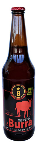 Cerveza -me Echo La Burra - Roja 8% 660cl - X Caja 12 Bot.