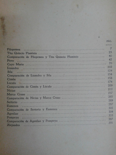 Imagen 3 de 5 de Vidas Paralelas * Plutarco * 3 Tomos * Anaconda 1º Ed. 1947