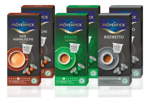Imagen 1 de 1 de 60 Capsulas Mix Mövenpick Nespresso Compatible
