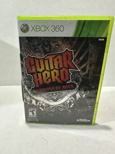 Guitar Hero Warriors Of Rock | Xbox 360 Original Completo (Usado)