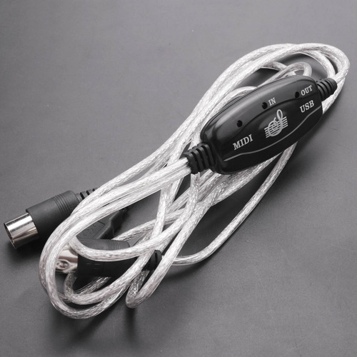 Conector Convertidor De Cable Midi A Usb Para Pc A Sintetiza