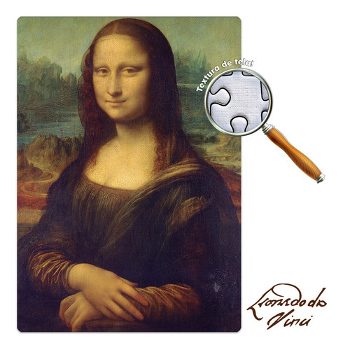 Quebra-cabeça Leonardo Da Vinci Mona Lisa 500 Peças Toyster