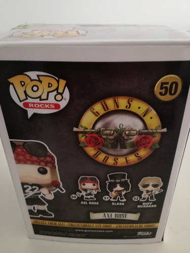 Funko Pop Axl Rose N 50- Nuevo-