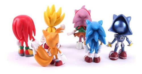 Figuras De Sonic (set 6 Piezas) 5,5cm