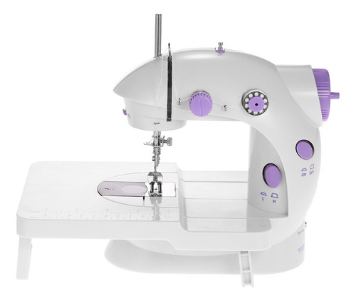 Mini Hogar Púrpura Máquina De Coser Eléctrica 2 Velocidades
