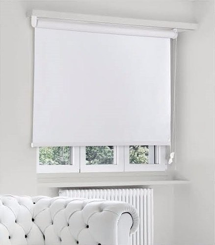 Imagen 2 de 5 de Cortina Roller Black Out 750x2500 Blanco Y/o Beige