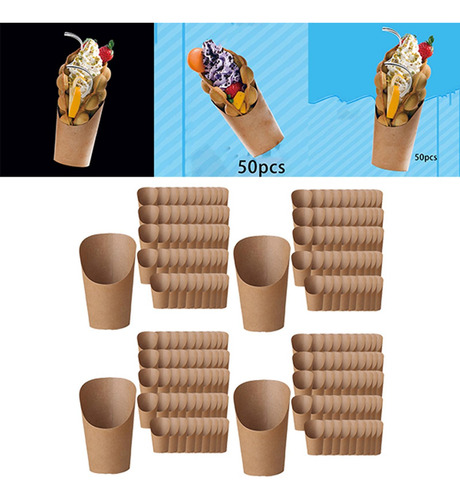 4x Soporte Para Patatas Fritas, Soporte Para Vasos De Papel