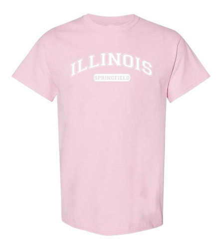 Playera Minimalista Illinois Springfield