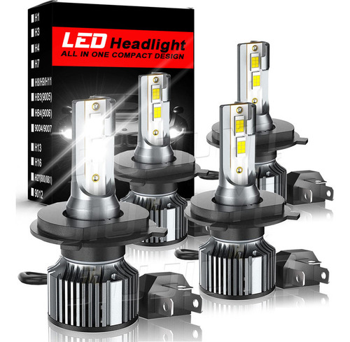 Bombilla Led De Luz H4 Alta/baja For Vw Vento 2014-2017
