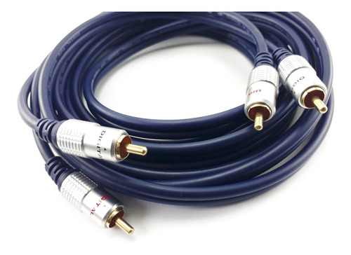 Cable De Audio Rca 2x2 Rojo Blanco 90cms