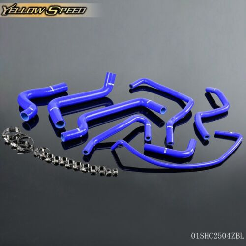 Fit For Fiat Turbo Coupe 2.0 20v Gt Blue Silicone Radiat Ccb